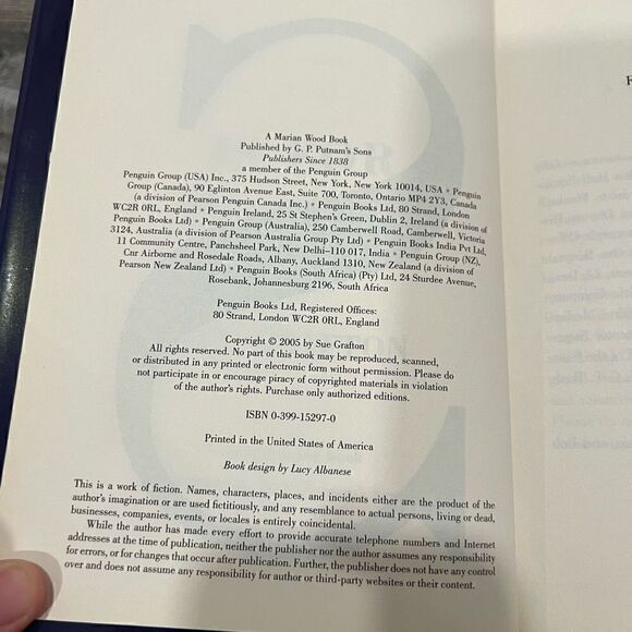 “S” is for Silence by Sue Grafton Hardback - Picture 3 of 4